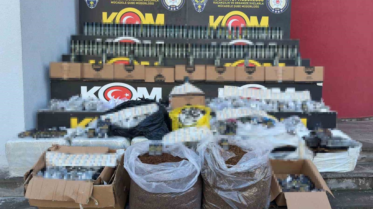 Kaçak sigaralar piyasaya sürülecekti: 2 milyon TL’lik kaçak ürün ele geçirildi
