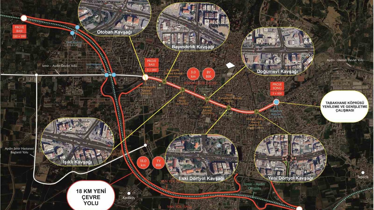 Köprülü kavşak çalışması kapsamında minibüs güzergahları değişti
