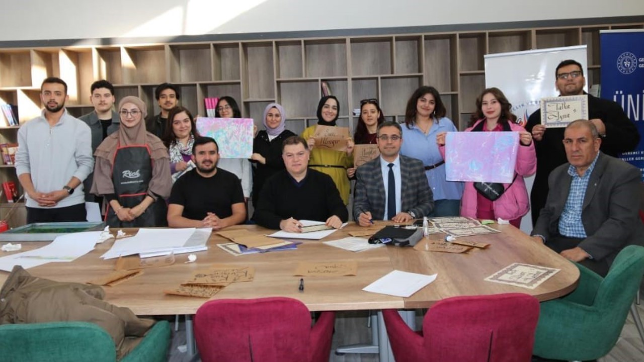 İnönü Üniversitesinde Ramazan’a özel ebru ve kaligrafi atölye etkinlikleri
