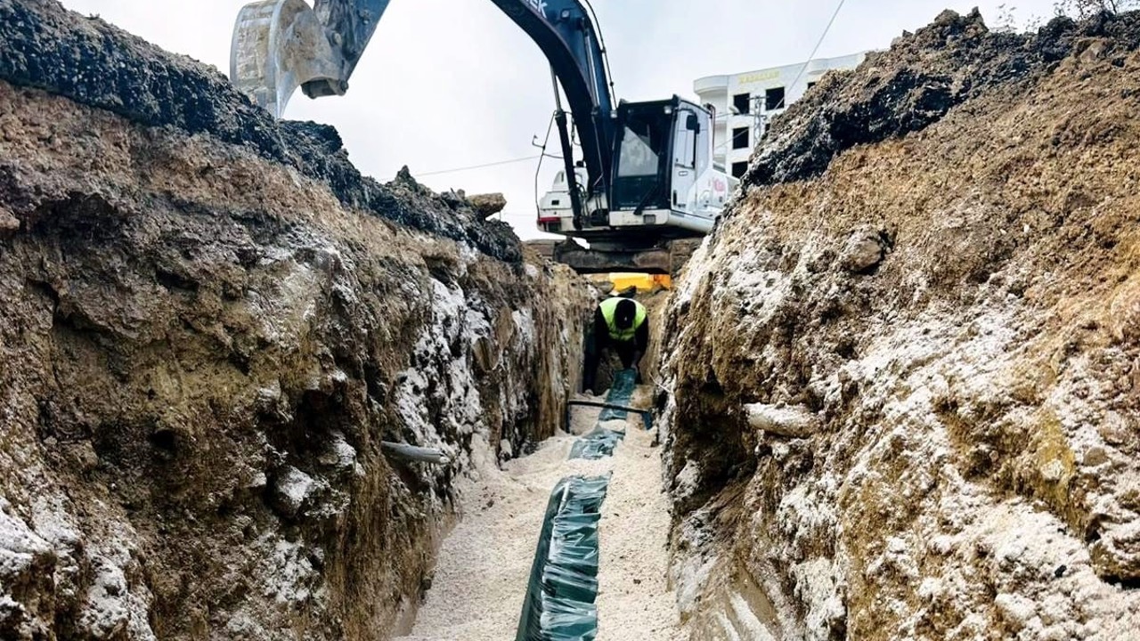 MARSU, Kabala Mahallesi’nde atıksu hattı döşeme çalışmalarını tamamladı
