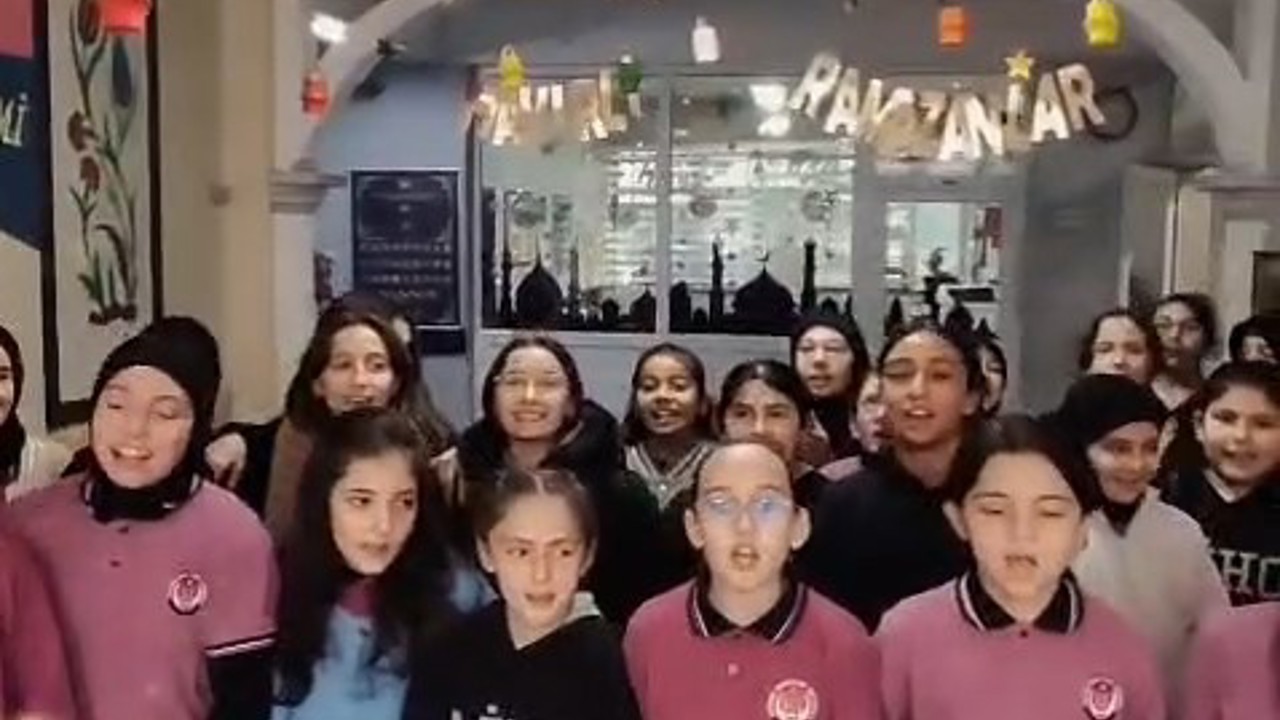 Rize’de okullarda öğrencilerin Ramazan coşkusu
