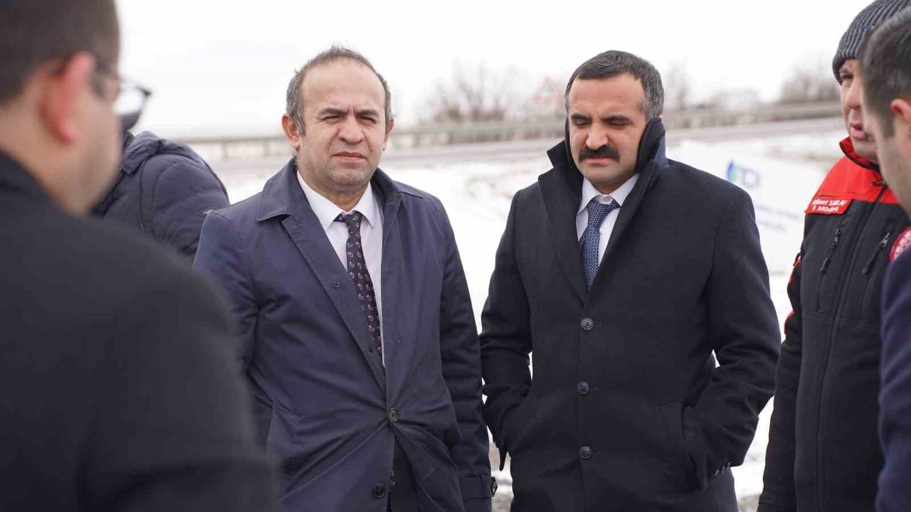 Kayseri OTB’de gece yarısı mesaisi ardından saha incelemesi
