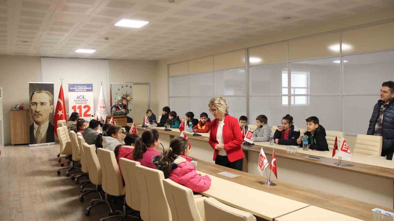 Öğrenciler 112’yi öğrendi
