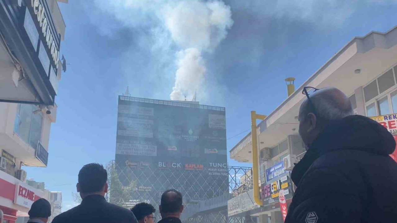 Mersin’de baca yangını korkuttu
