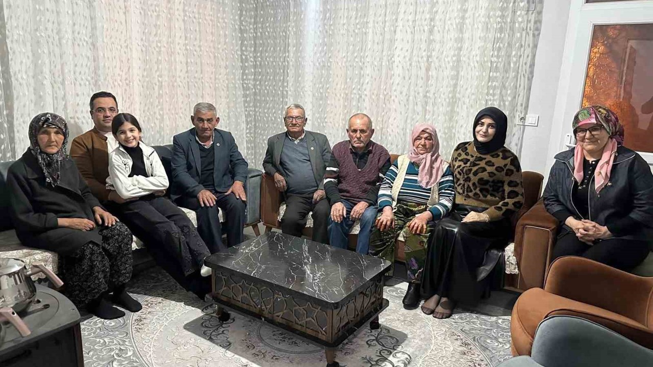 Bahadırlar’da duygu dolu ziyaret
