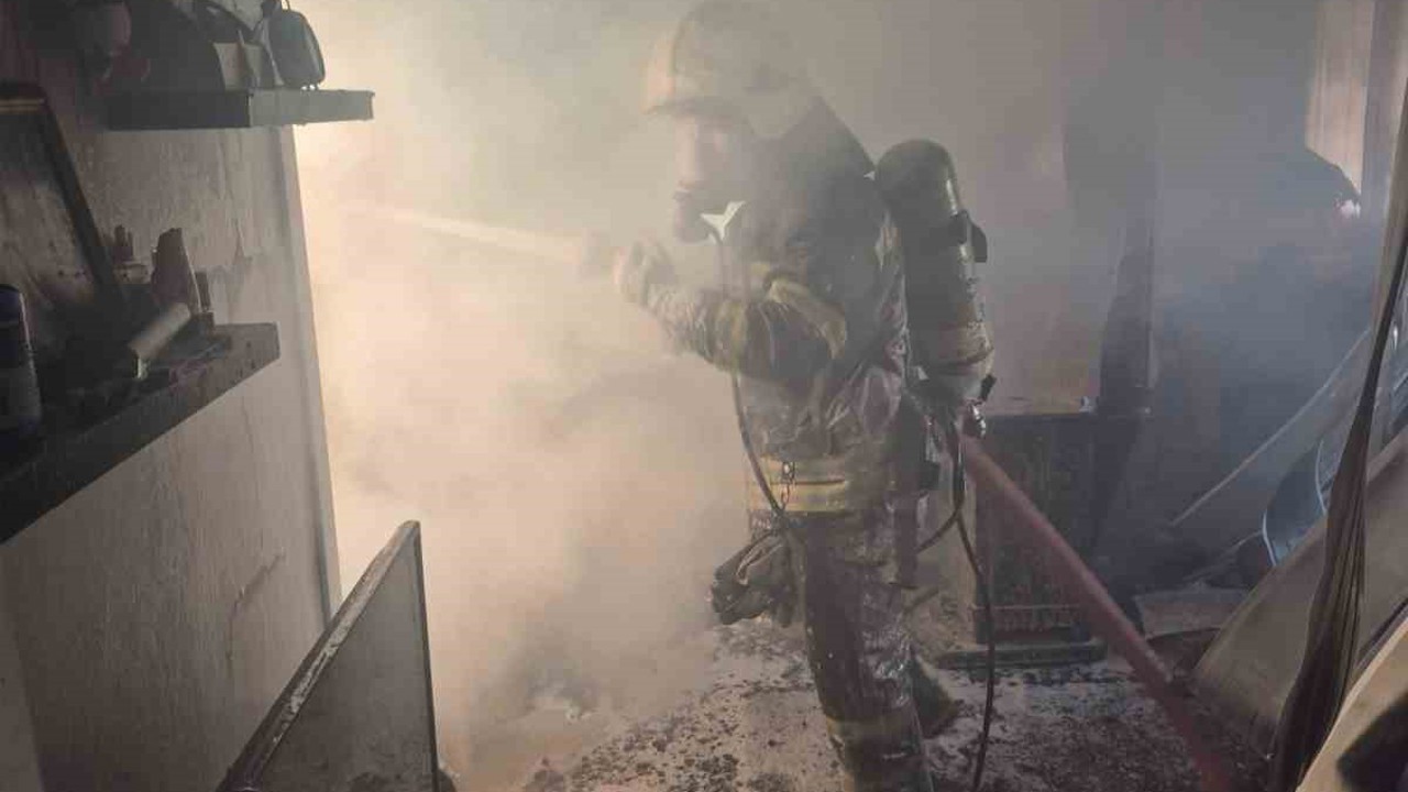 Fethiye’de ev yangını
