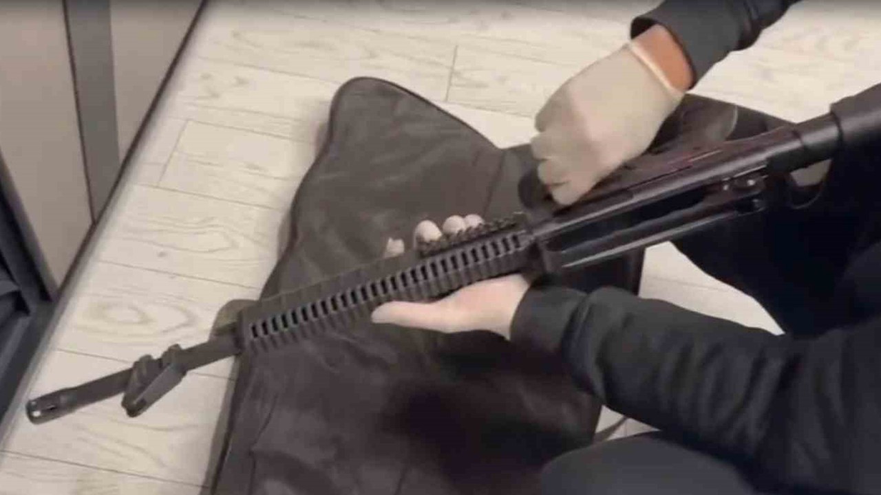 İkametlerini silah imalathanesine çeviren şebekeye operasyon: 1 tutuklama
