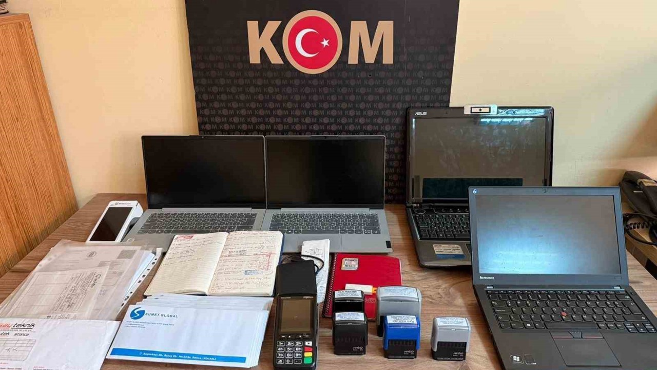 Kocaeli merkezli 235 milyon TL’lik dolandırıcılık operasyonu: 12 tutuklama
