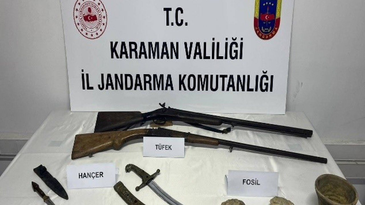 Karaman’da tarihi eser operasyonu: 6 tutuklama
