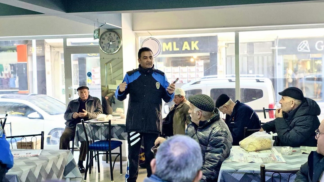 Dolandırıcılığa karşı bilgilendirme çalışması
