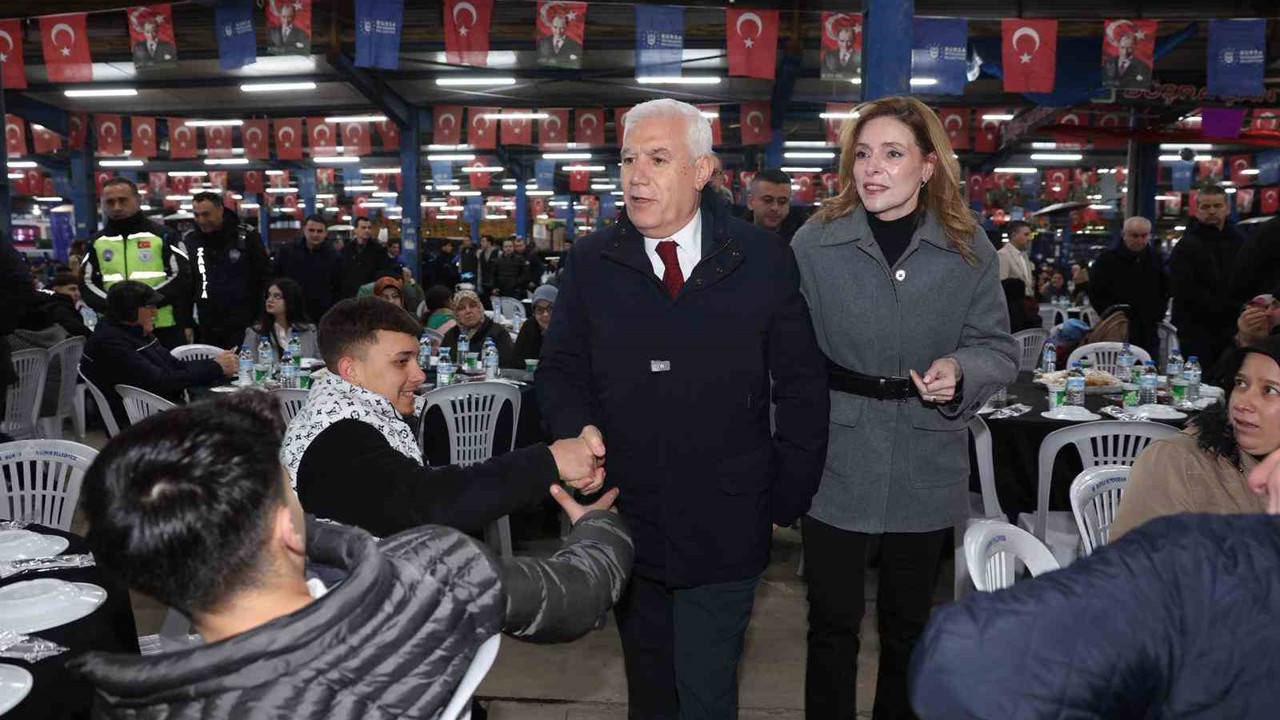 Kardeşlik sofrası Karacabey’de kuruldu
