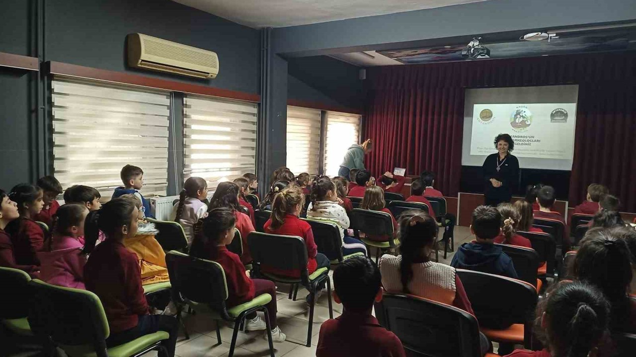 Antandros Derneği’nden minik öğrencilere kültürel miras sunumu
