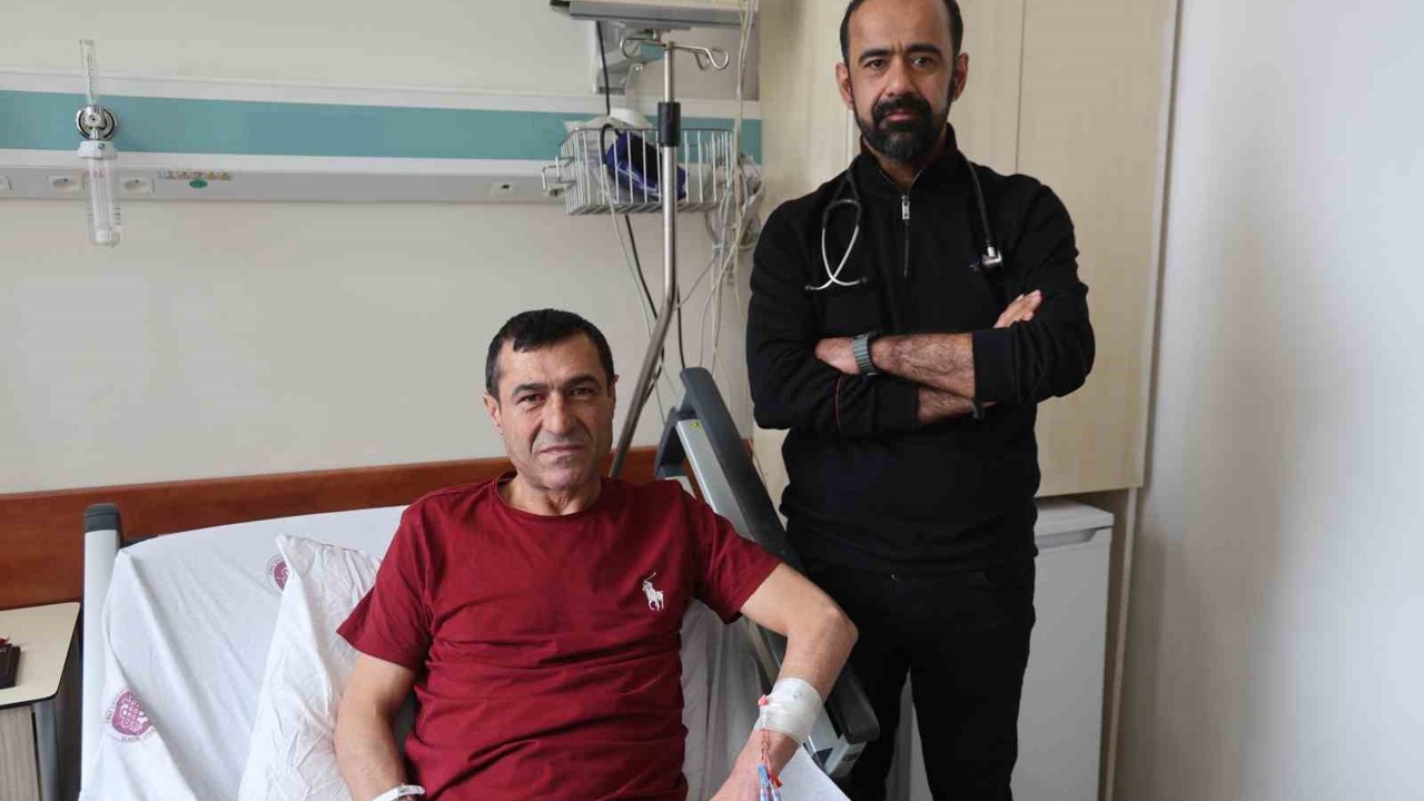 Kapalı damarı Almanya’da açılmayınca, Elazığ’a gelip sağlığına kavuştu
