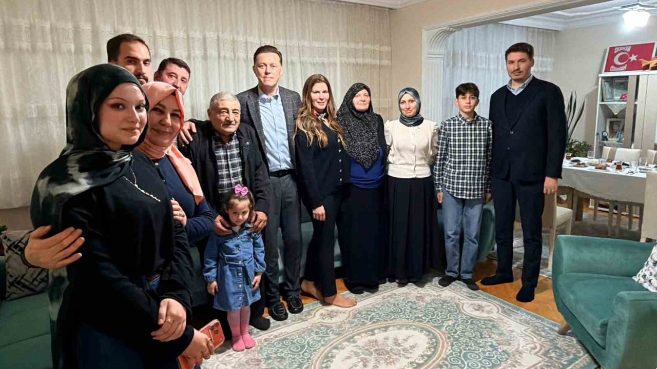 Milletvekili Hatipoğlu, iftarda şehit ailesine misafir oldu
