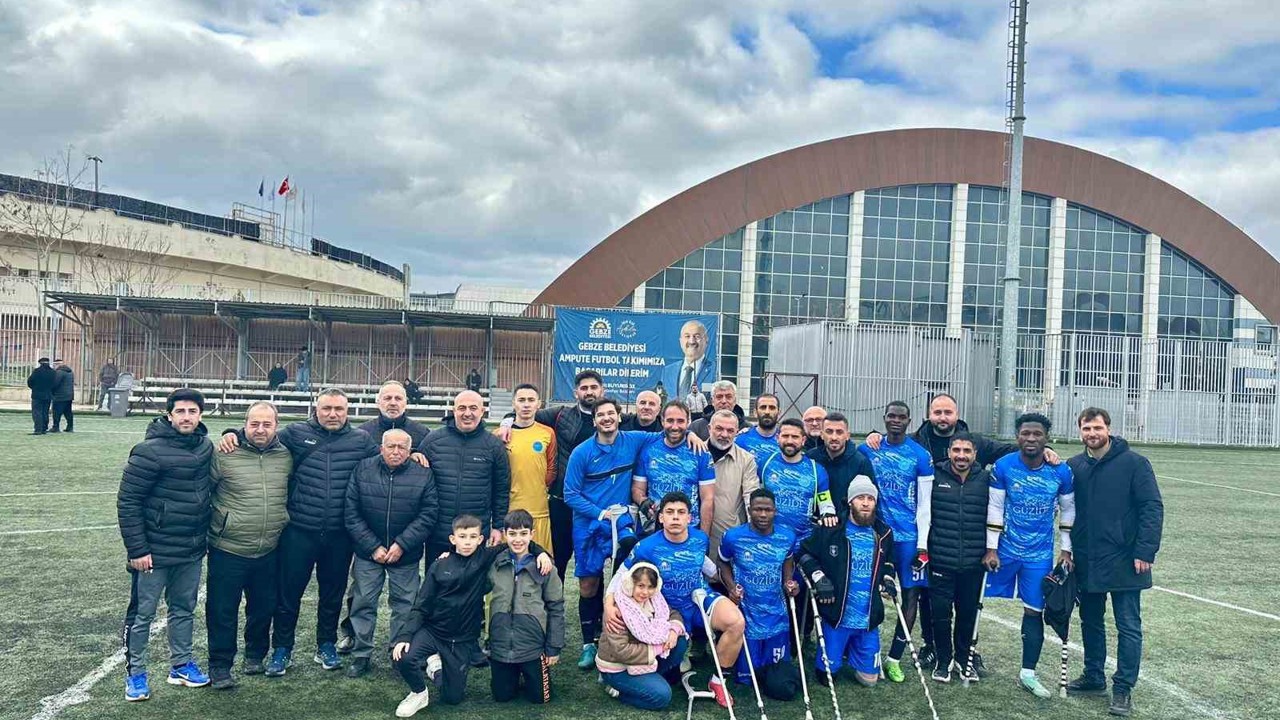 Gebze Belediyesi Ampute Futbol Takımı, Türkiye Kupası’nda tur atladı
