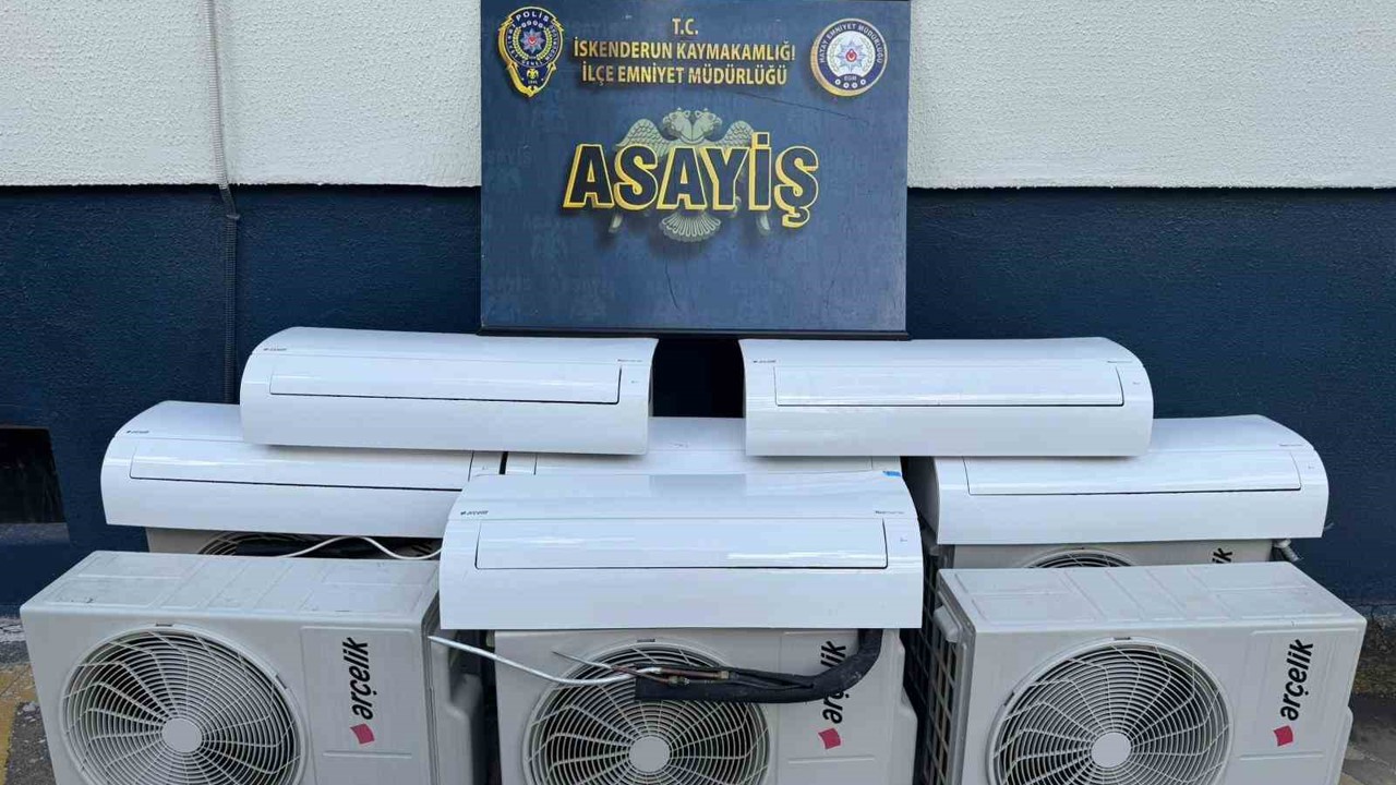 Depremzedelerden çaldıkları klimaları satan 2 şahıs yakayı ele verdi

