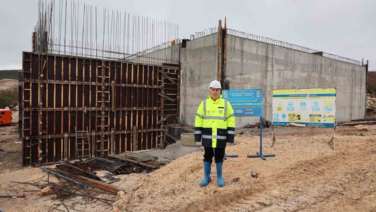 Bursa Büyükşehirden Nilüfer’e yeni su deposu
