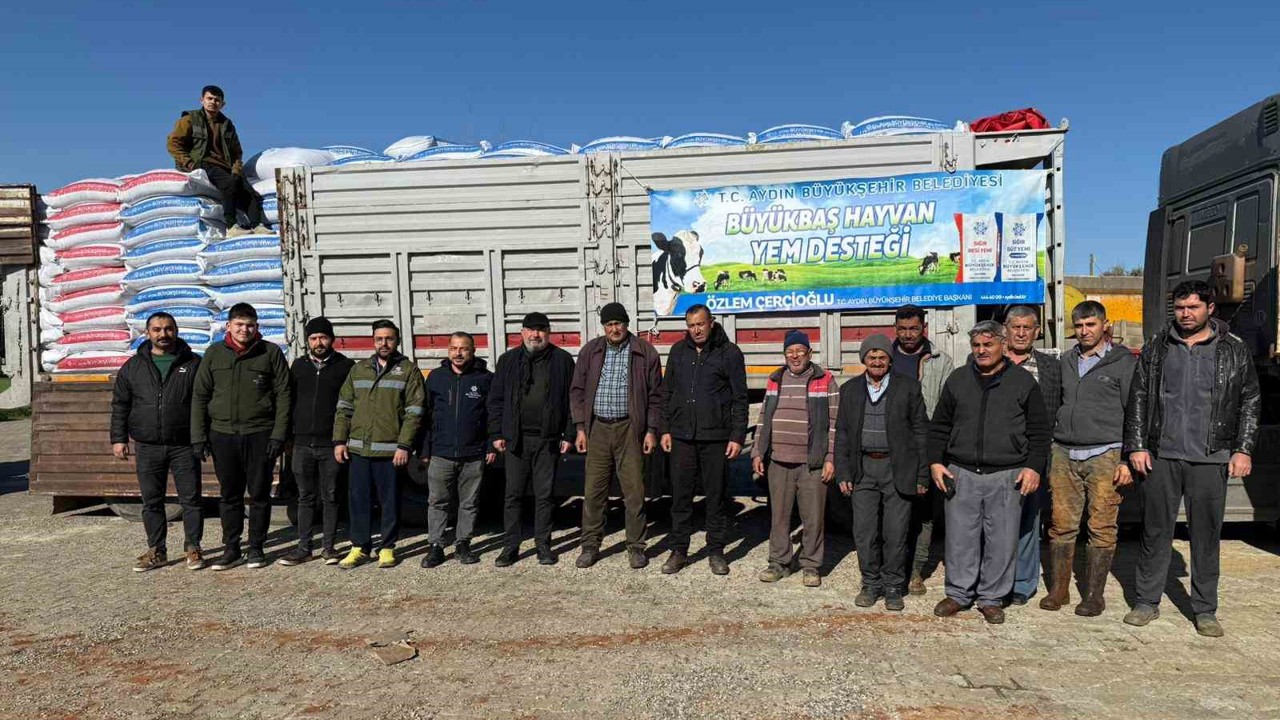 Başkan Çerçioğlu’ndan Karacasu’da küçük üreticilere yem desteği
