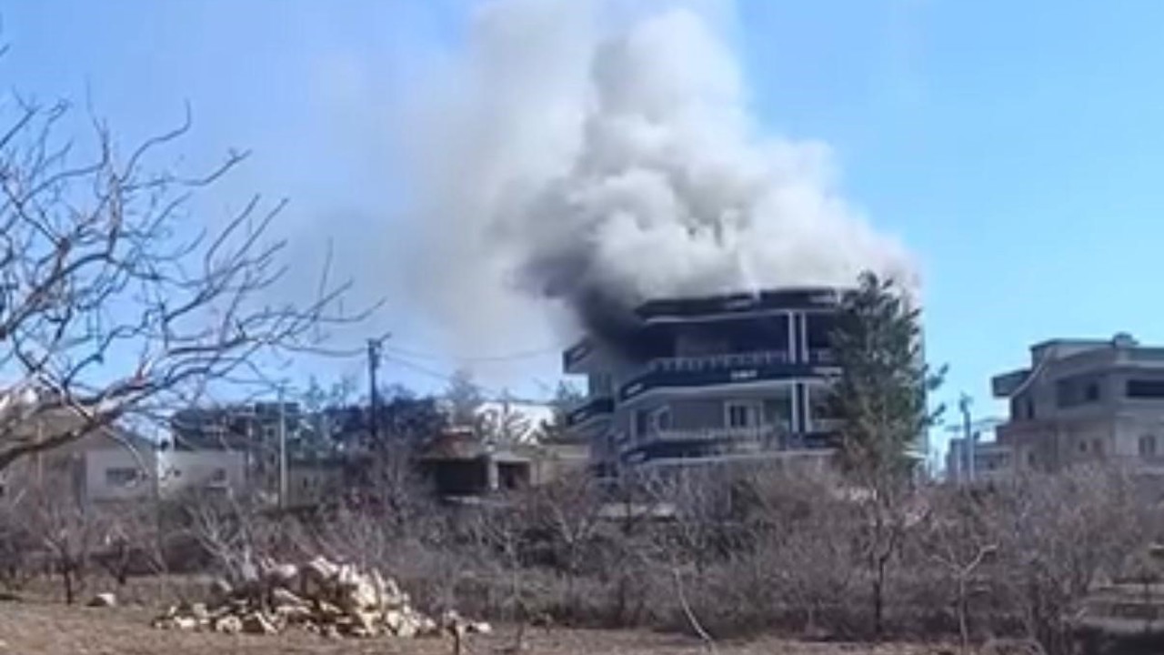 Siirt’te ev yangını
