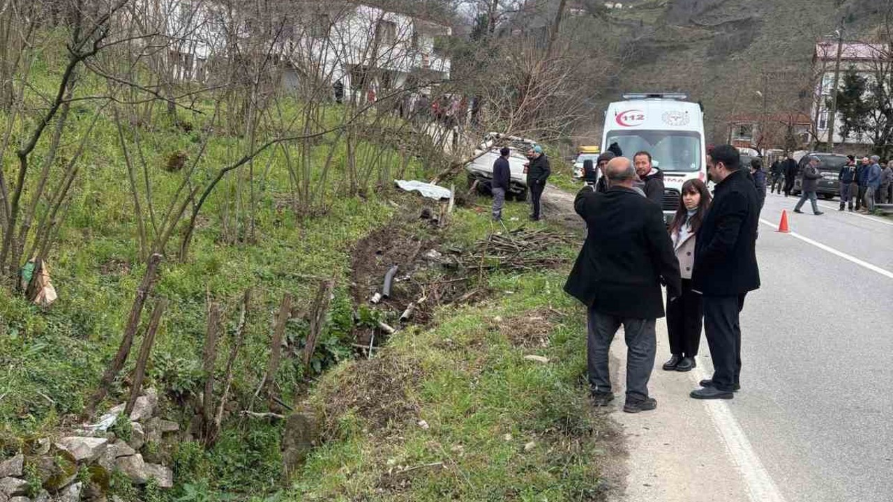 Giresun’da trafik kazası: 1 ölü
