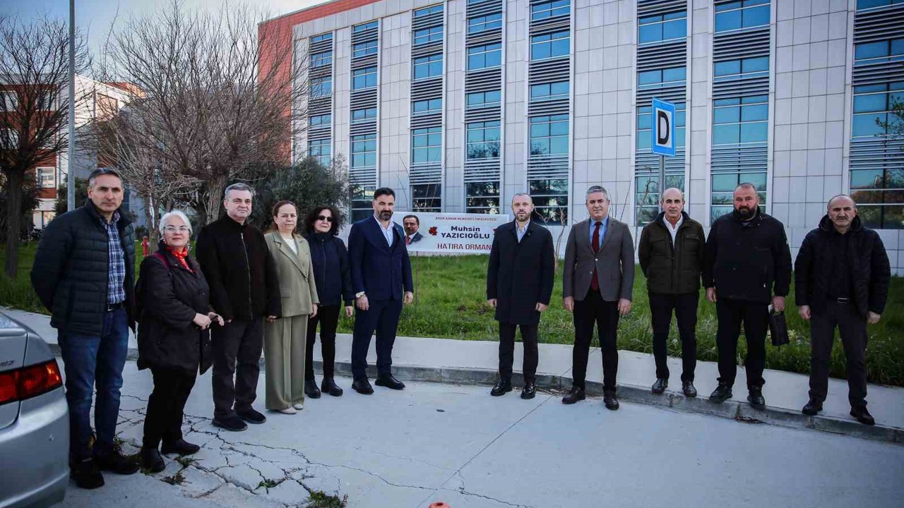 ADÜ’de fidanlar Muhsin Yazıcıoğlu anısına dikildi
