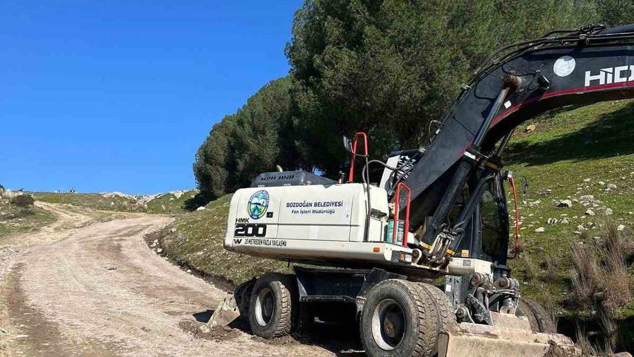 Bozdoğan Kale Mesire Alanı’nda yol çalışmaları başladı
