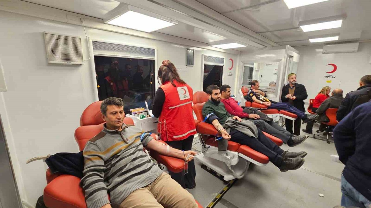 Kızılay’dan Darende’de kan bağışı kampanyası
