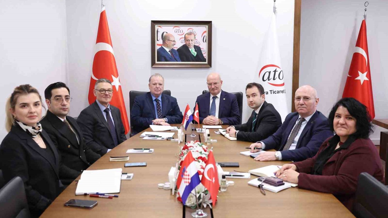 ATO Başkanı Baran: "Hırvatistan ile ticaret hacmimizi 5 milyar dolara taşımayı hedefliyoruz"
