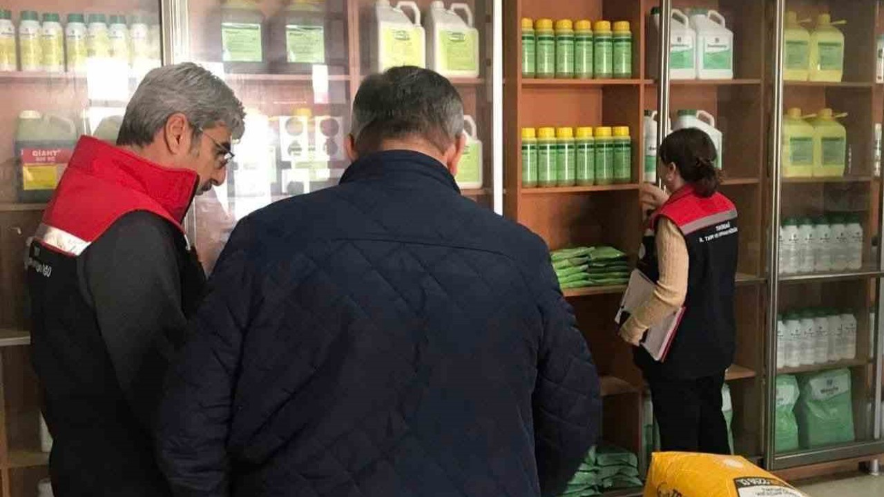 Tekirdağ’da zirai ilaç denetimi

