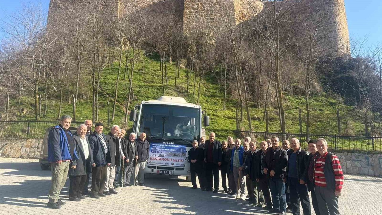 Emeklilere yönelik kültür turunun ilk adresi Kastamonu oldu
