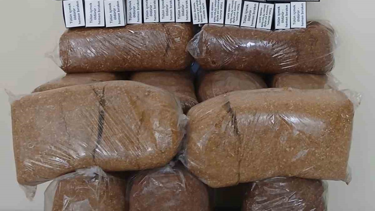Bafra’da kaçak tütün ve makaron operasyonu
