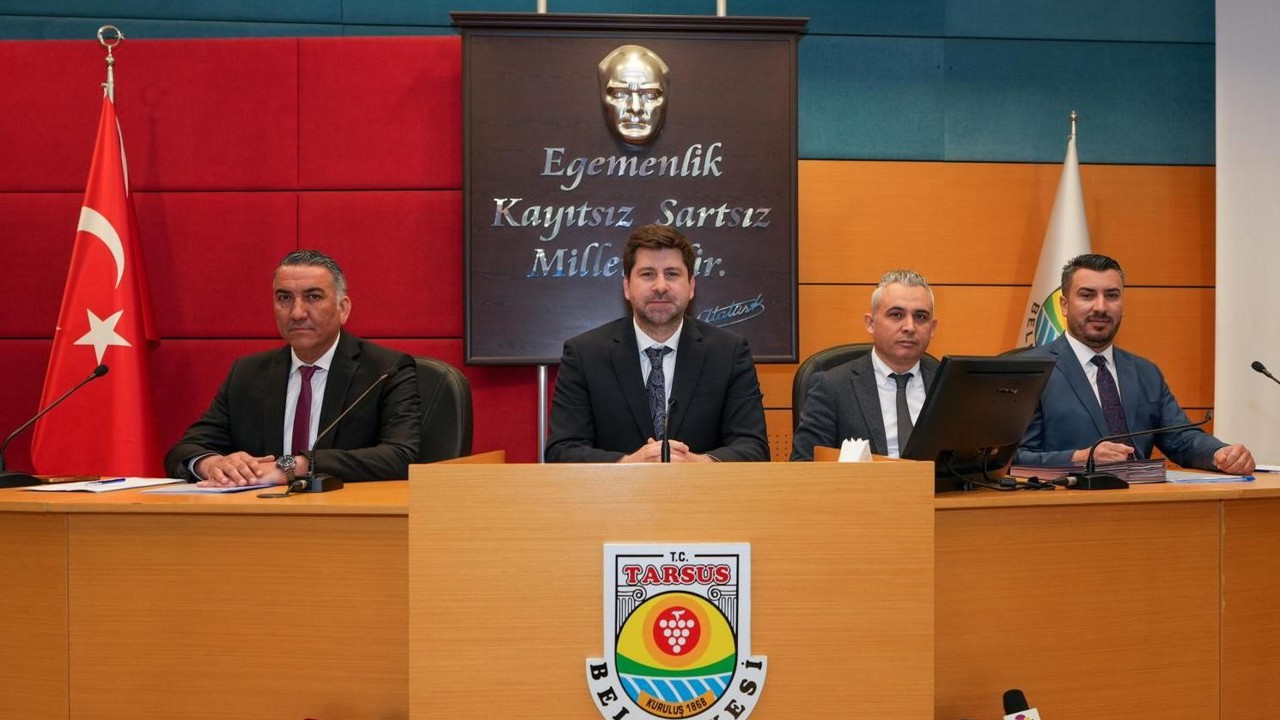 Tarsus Belediyesi Meclisinde yatırım, dayanışma ve yeni projeler öne çıktı
