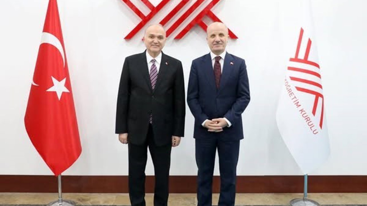 Başkan Özlü, YÖK başkanı ile görüştü
