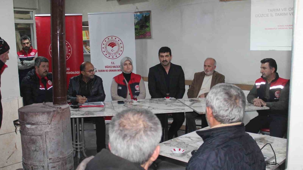 Üreticilere sulama ve kırsal kalkınma destekleri anlatıldı
