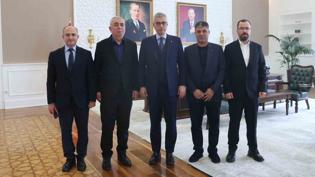 Celal Çoban, Bakan Memişoğlu ile görüştü
