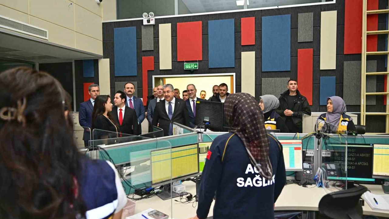 Vali Yılmaz, güvenlik ve acil durum faaliyetlerini inceledi
