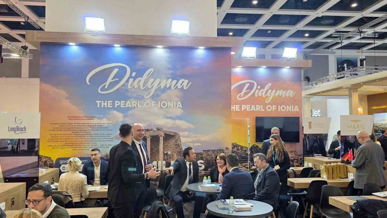 Almanya’daki fuarda Didim Belediyesi standına yoğun ilgi
