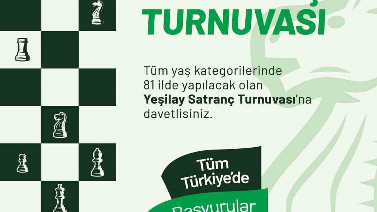 Niğde’de Yeşilay Haftası Satranç Turnuvası için başvurular başladı
