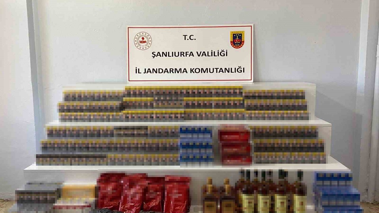 Şanlıurfa’da 4 bin 580 paket kaçak sigara ele geçirildi
