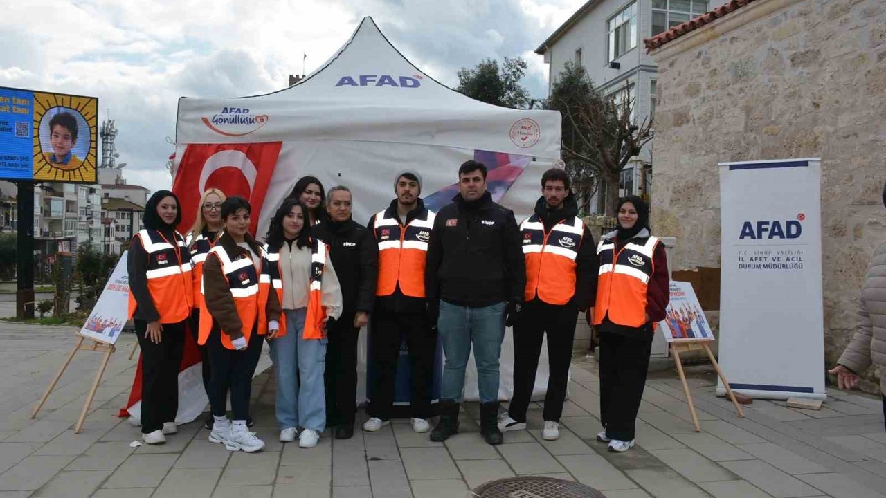 Sinop’ta afet bilinci seferberliği
