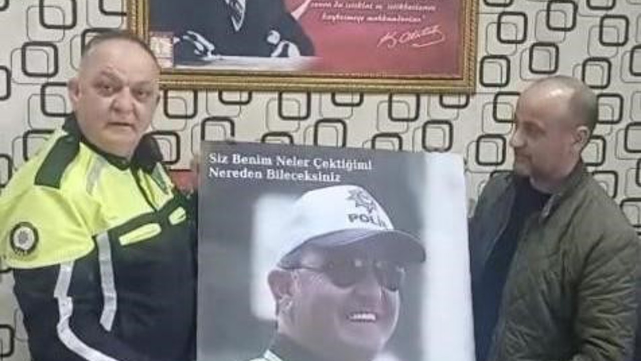 Tarsus’ta trafik polisine anlamlı sürpriz
