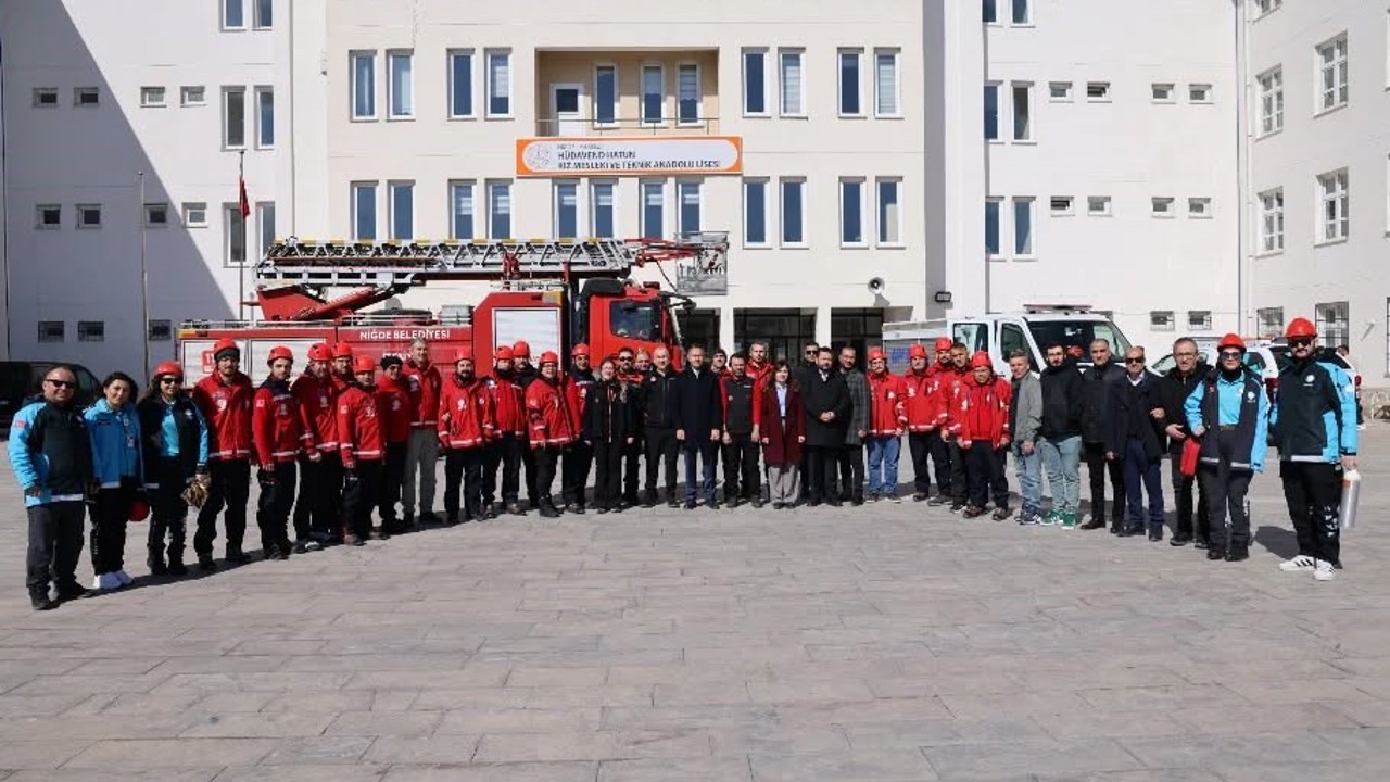 Deprem Haftası’nda Afet Eğitimi ve Tahliye Tatbikatı yapıldı
