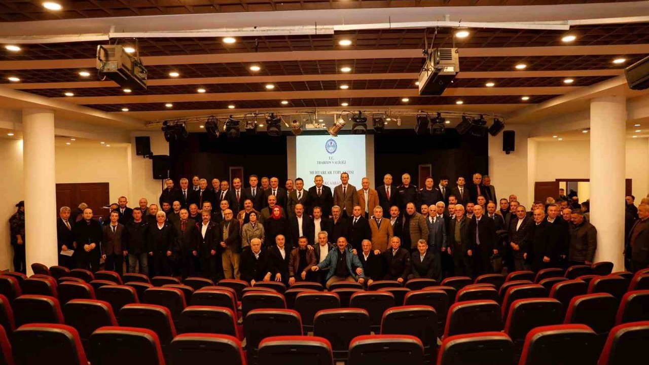 Vali Şahin Akçaabat’ta muhtarlarla buluştu
