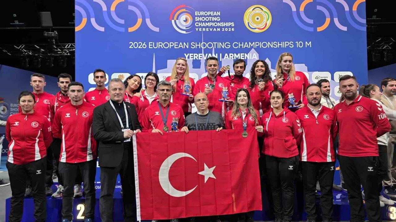 Milli atıcılar Avrupa Şampiyonası’ndan 7 madalya ile döndü
