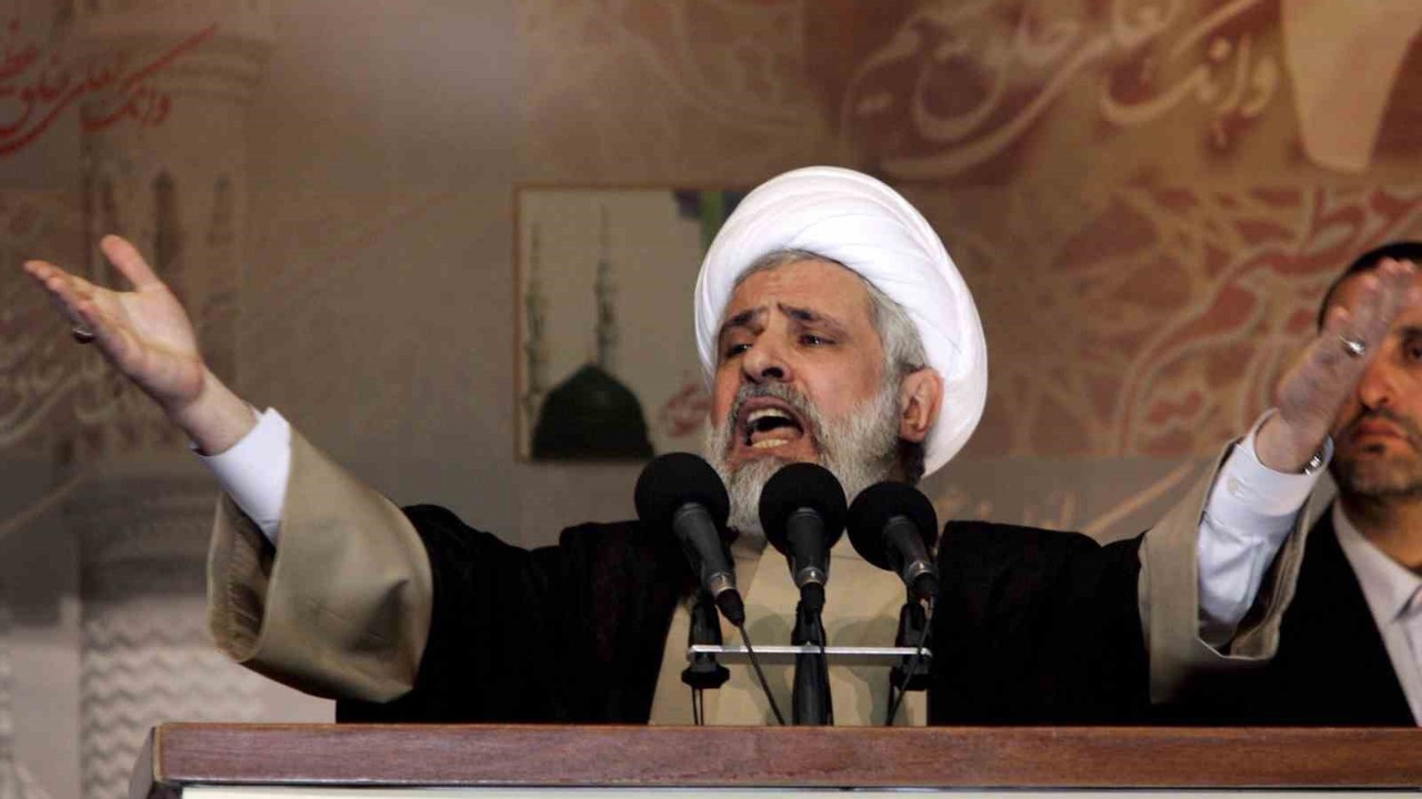 Hizbullah lideri Kasım: "Haklarımızı savunmaktan çekinmeyeceğiz ve düşmana teslim olmayacağız"
