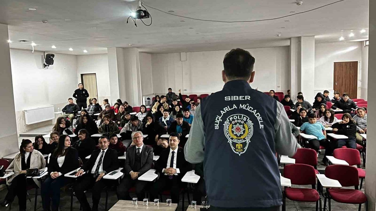 Beyağaç’ta polisten farkındalık eğitimi verildi
