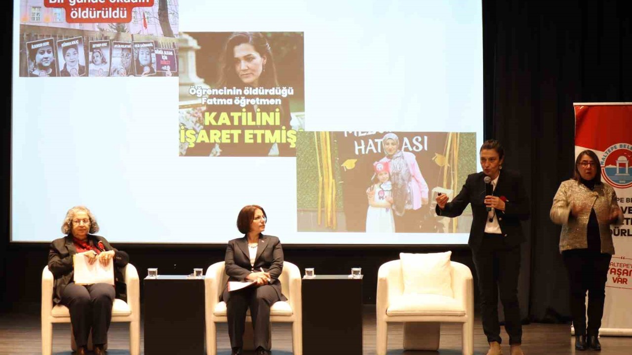 Maltepe’de "Dünya Emekçi Kadınlar Günü" paneli: "Şiddet kadınlarımızın gücünü yenemedi, biz onu yeneceğiz"
