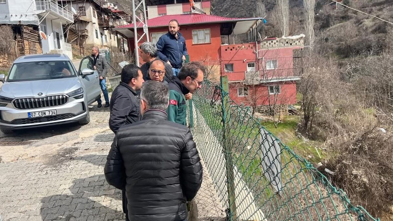 Saimbeyli’de dere ıslahı çalışmaları için saha incelemeleri gerçekleştirildi
