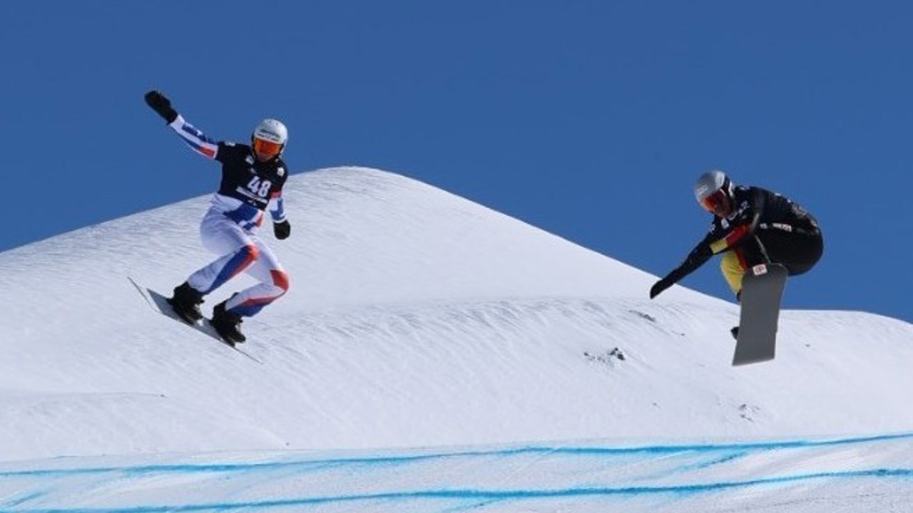 Erzurum’da FIS SBX Snowboard Dünya Kupası heyecanı
