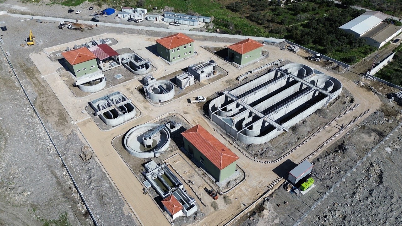 Başkan Erol, Atıksu Tesisi inşaatını inceledi
